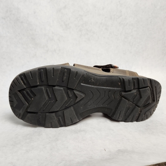 Size 8 Men's Sandal Vegan leather Brown EARTH SPIRIT - Picture 12 of 15